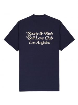T-shirt aus baumwoll Sporty & Rich