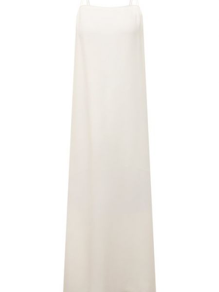 Шелковое платье Isabel Benenato белое