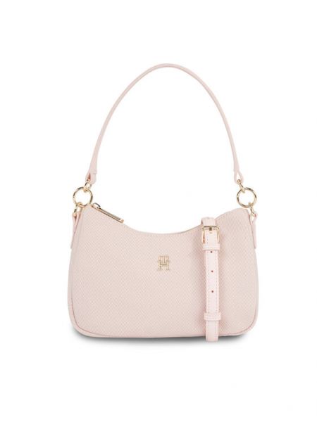 Чанта за ръка Tommy Hilfiger розово