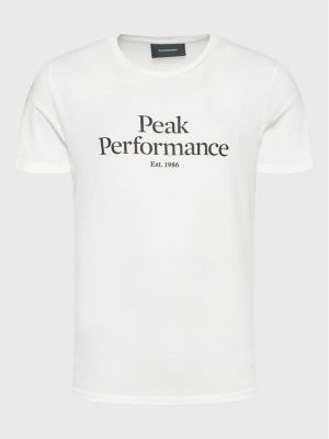 Тениска slim Peak Performance бяло