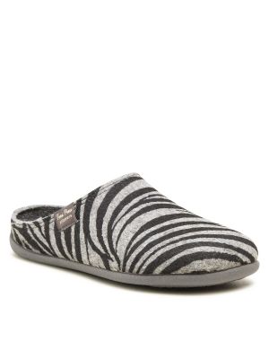 Papuče sa zebra printom Toni Pons siva