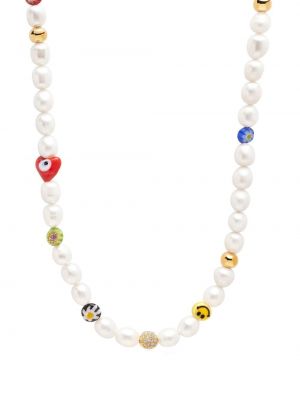 Gyöngyös nyaklánc gyöngyökkel Nialaya Jewelry
