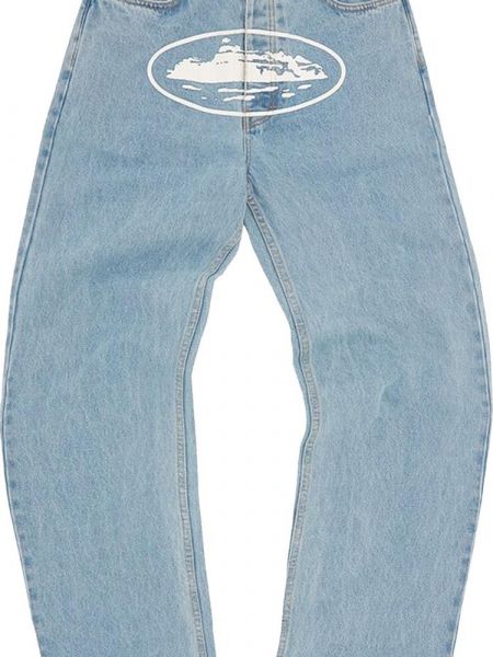 Мешковатые джинсы Corteiz синие
