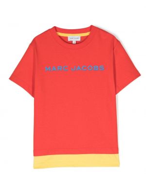 T-shirt for piger Marc Jacobs Kids rød