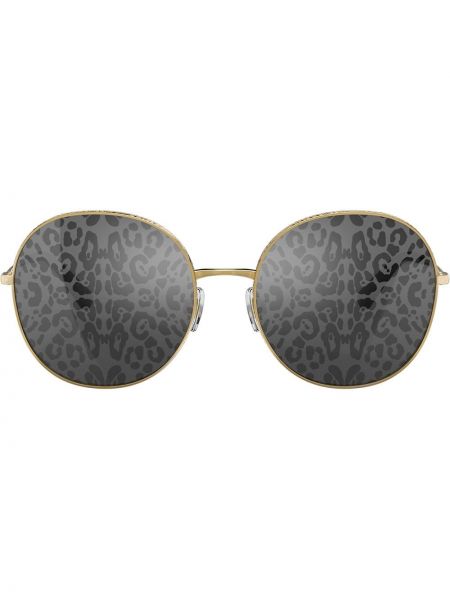 Gafas de sol leopardo Dolce & Gabbana Eyewear dorado