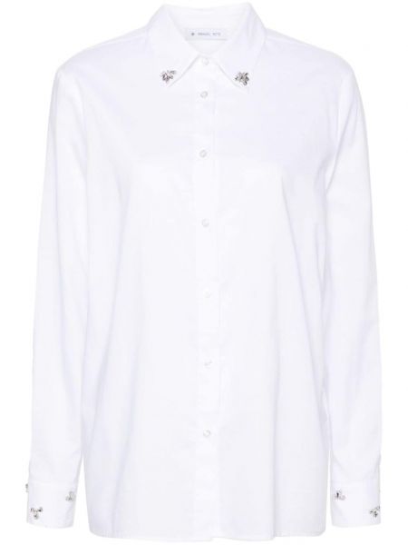 Medvilninė marškiniai Manuel Ritz balta