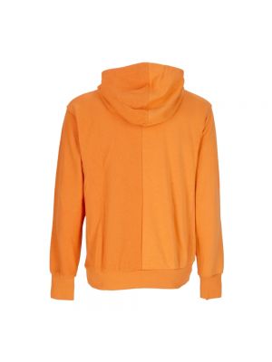 Bluza z kapturem polarowa Nike pomarańczowa