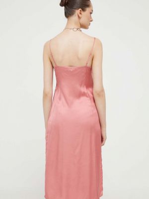 Mini šaty Superdry růžové