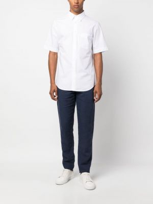Chemise en coton avec manches courtes Aspesi blanc
