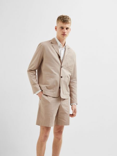 Costume Selected Homme beige