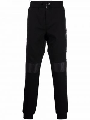 Spodnie sportowe bawełniane Philipp Plein czarne