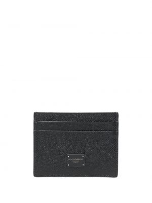 Kožená peňaženka Dolce & Gabbana Pre-owned čierna