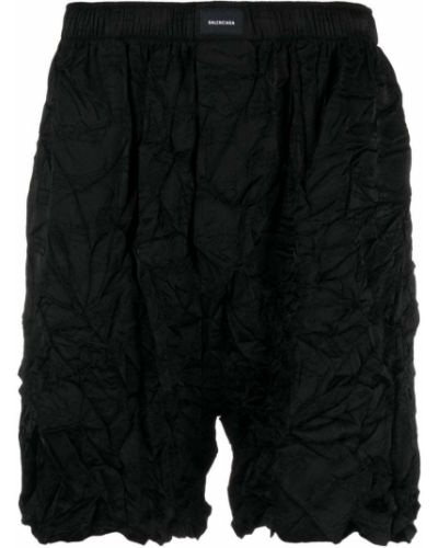 Žakarda šorti Balenciaga melns