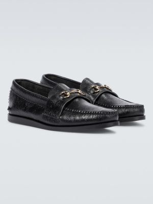 Pantofi loafer din piele Yuketen negru