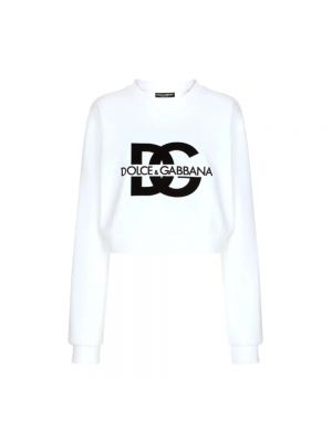 Sweatshirt mit rundhalsausschnitt Dolce & Gabbana weiß