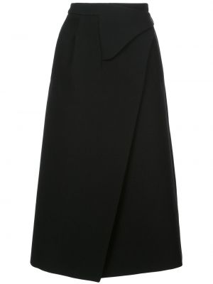 Falda midi Wardrobe.nyc negro