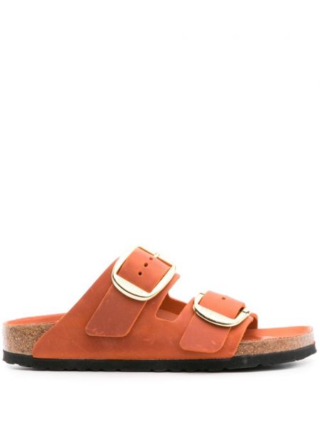 Chaussures de ville en cuir Birkenstock orange