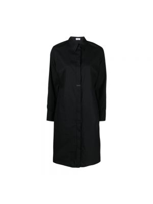 Sukienka koszulowa Brunello Cucinelli czarna