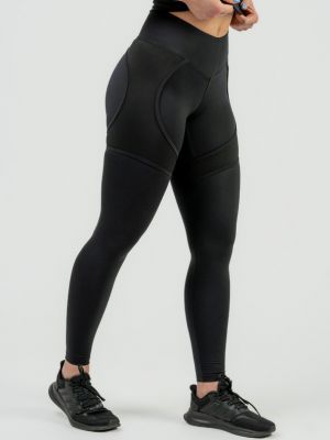 Spodnie sportowe z siateczką Nebbia czarne