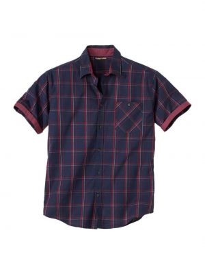 Красная клетчатая рубашка с коротким рукавом Atlas For Men