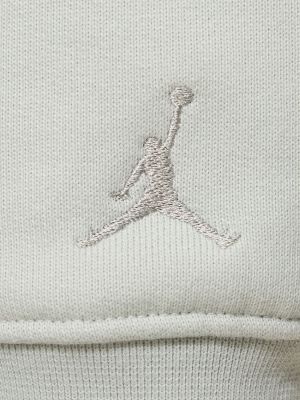 Fleece φούτερ με κουκούλα Nike ασημί