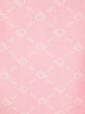 Echarpe à imprimé Pinko rose