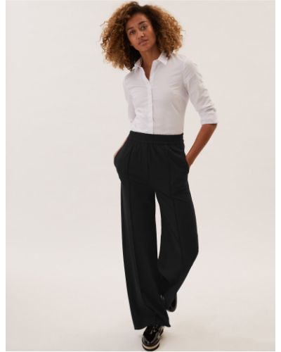 Kalhoty Marks & Spencer černé