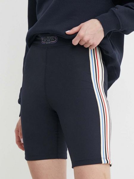 Kratke hlače visoki struk Tommy Hilfiger plava