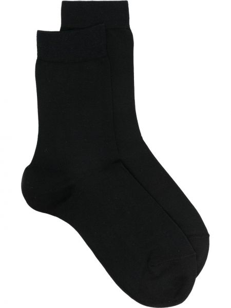 Памучни чорапи Falke черно