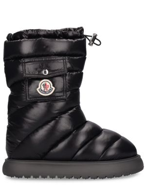 Sněžné boty z nylonu s kapsami Moncler černé