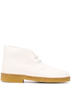 Botines con cordones Clarks Originals blanco