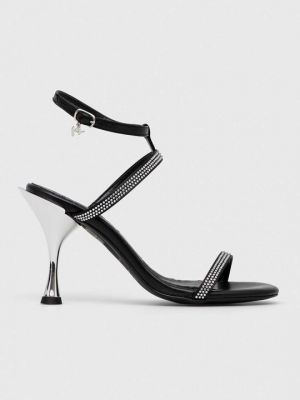 Кожаные сандалии Karl Lagerfeld черные
