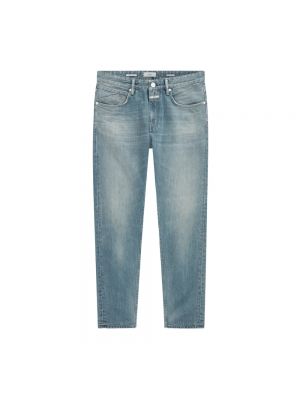 Slim fit leinen skinny jeans aus baumwoll Closed blau