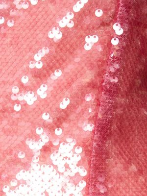 Midi šaty The Attico růžové