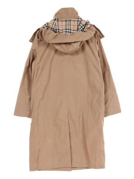 Trench à capuche Burberry Pre-owned marron
