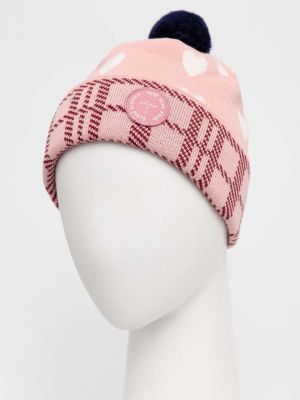 Шерстяная шапка Femi Stories розовая