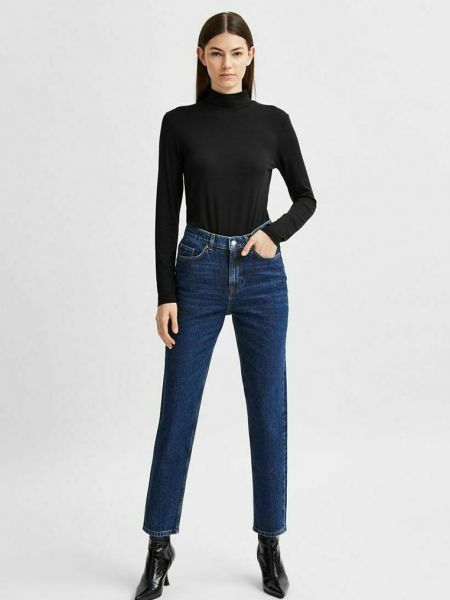 Jeansy skinny slim fit Selected Femme