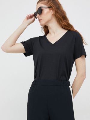 Czarna koszulka bawełniana Calvin Klein