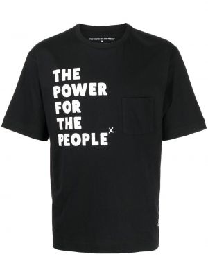 Тениска с принт The Power For The People