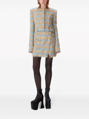 Tvídové kostkované sukně Nina Ricci