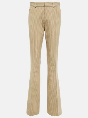 Pantalones rectos de lana Petar Petrov beige