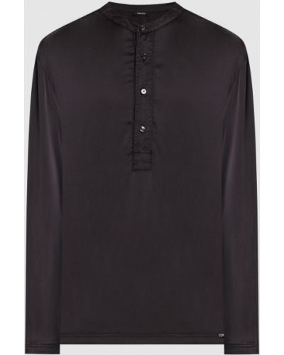 Шелковая пижама Tom Ford коричневая