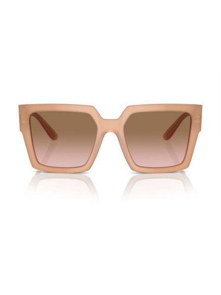 Бежевые очки солнцезащитные Dolce & Gabbana