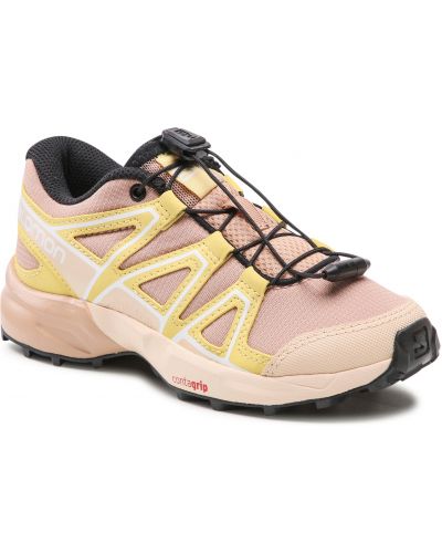 Cipő Salomon - Speedcross J 416284 09 M0 Sirocco/Sun Dress/Sun Kiss - Bézs
