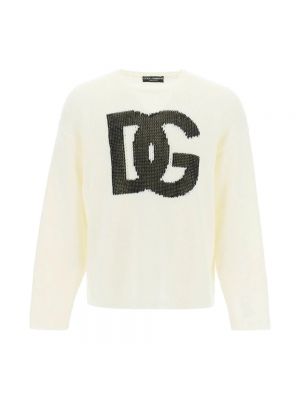 Maglione di lino Dolce & Gabbana beige