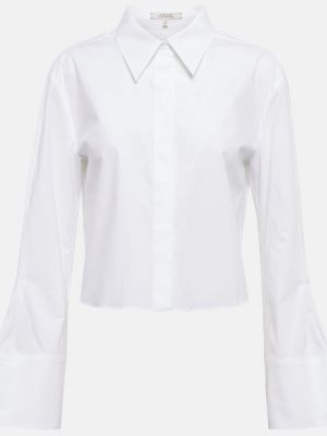 Długa koszula bawełniane z długim rękawem Dorothee Schumacher - biały