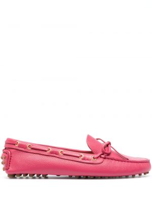 Loafers Car Shoe růžové