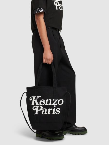 Tasche aus baumwoll Kenzo Paris schwarz