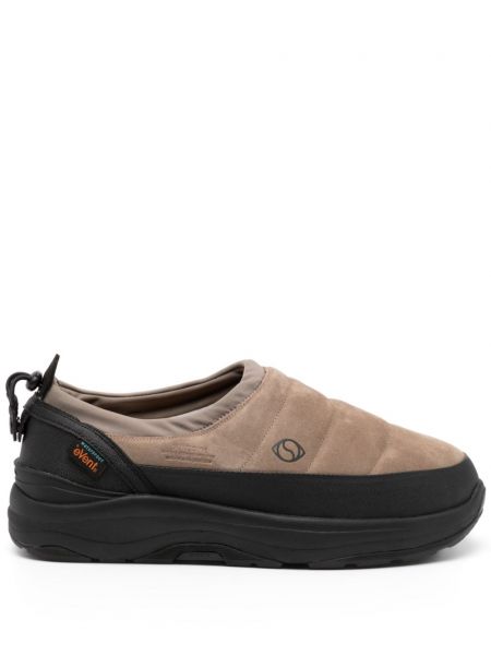 Læder sneakers Suicoke brun