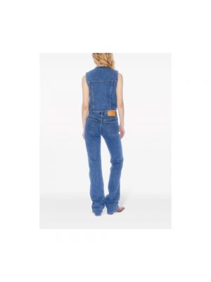 Kamizelka jeansowa Filippa K niebieska